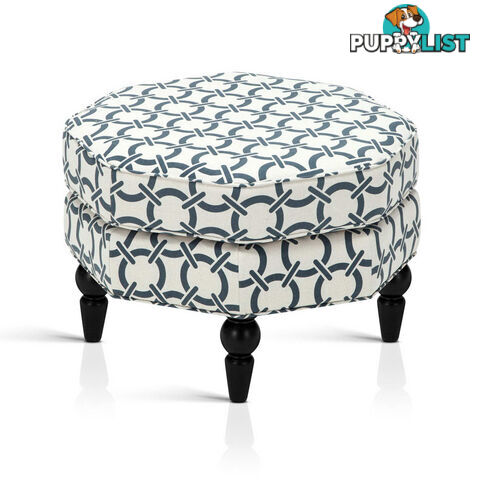 Seat Footstool Bench Stool - White