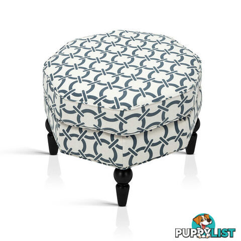 Seat Footstool Bench Stool - White