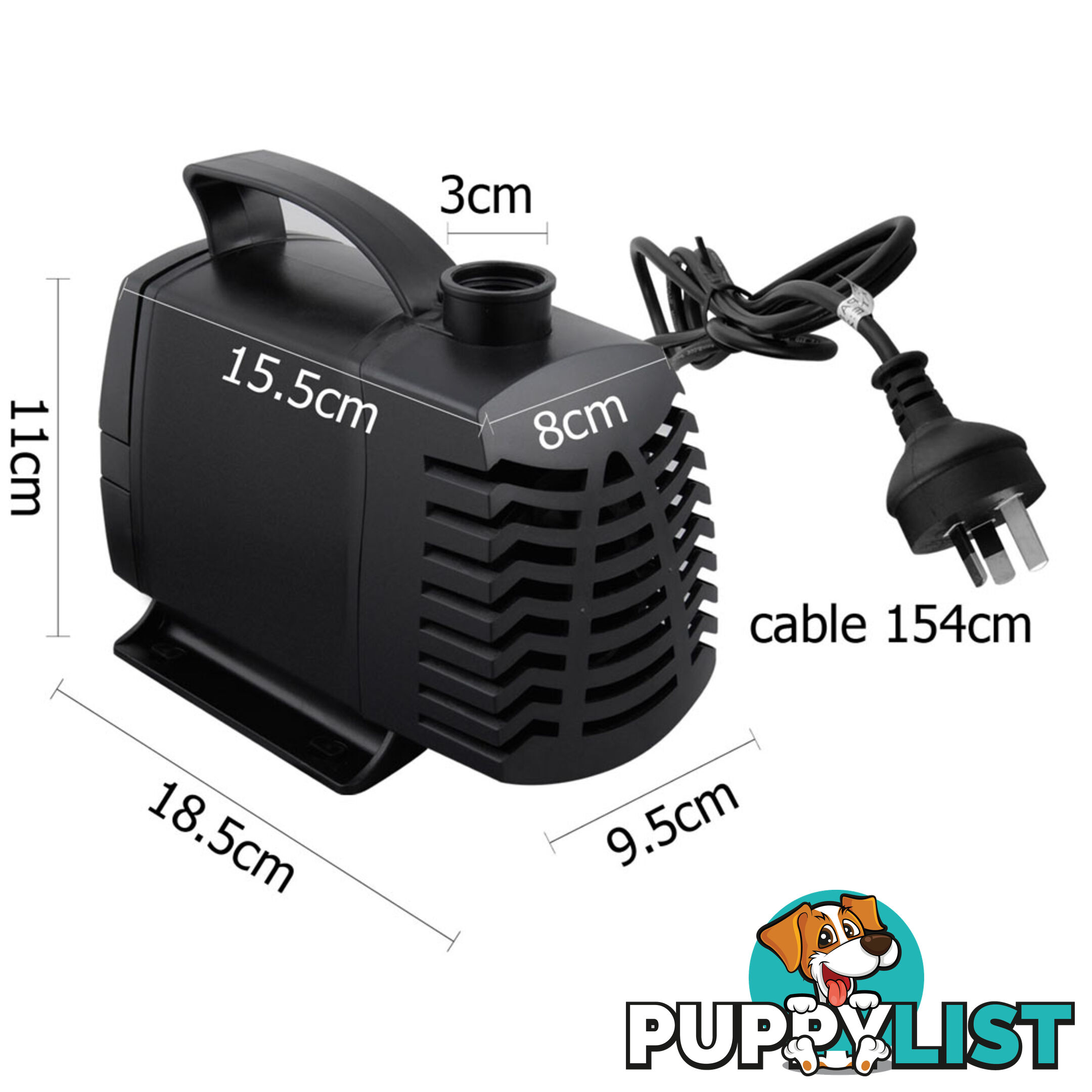 4000LPH Aquarium Fountain Pond Submersible Water Pump