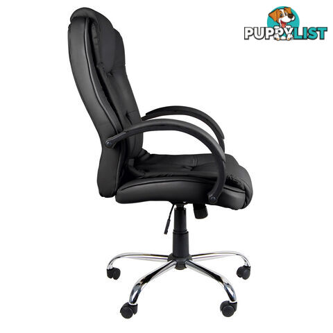 Executive PU Leather Office Computer Chair Black