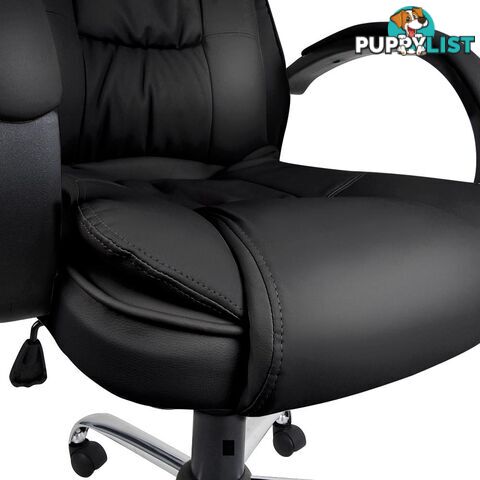 Executive PU Leather Office Computer Chair Black