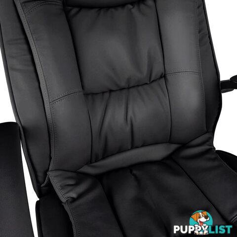 Executive PU Leather Office Computer Chair Black