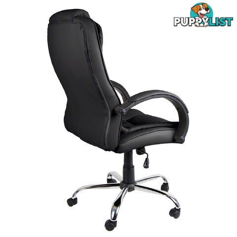 Executive PU Leather Office Computer Chair Black