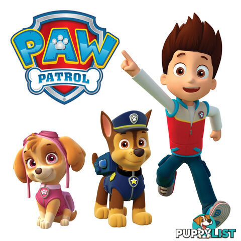 Paw Patrol Wall Stickers - Totally Movable and Reusable