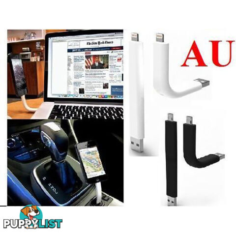 Lightning Flexible USB Data Sync Stand NEW Mount Cable for iPhone 5/ 5S /6 Samsung