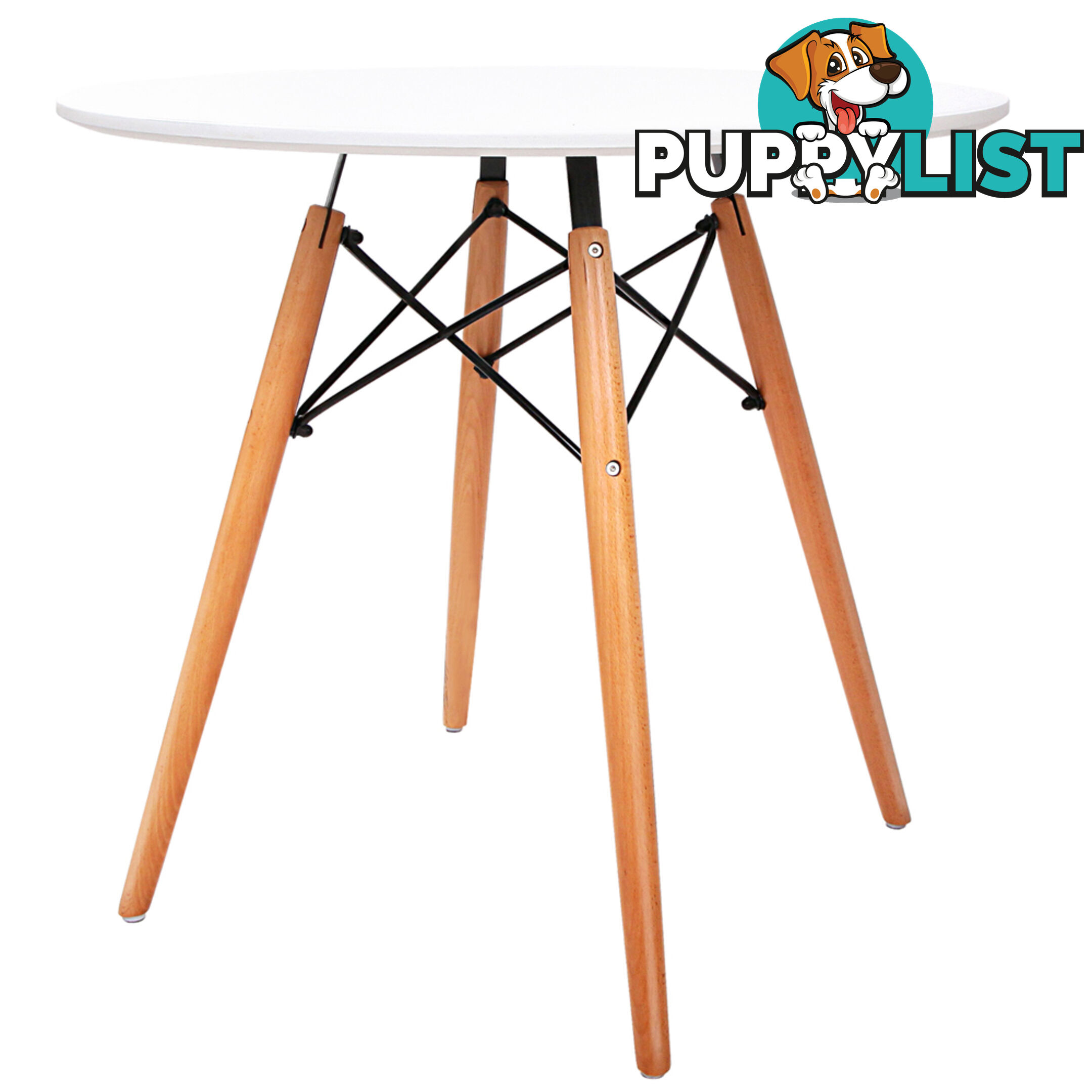 Replica Eames DSW Eiffel Dining Table White