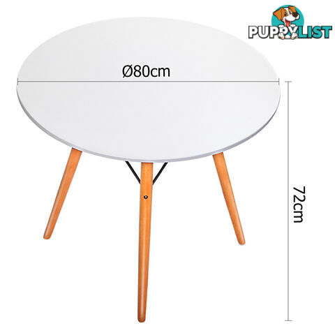 Replica Eames DSW Eiffel Dining Table White