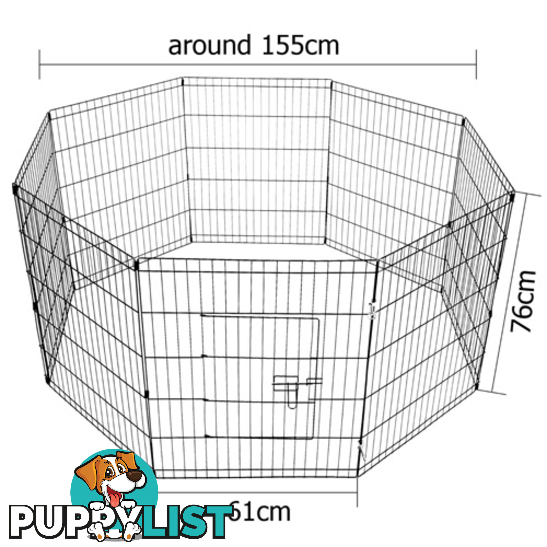 8 Panels Pet Dog Exercise Playpen