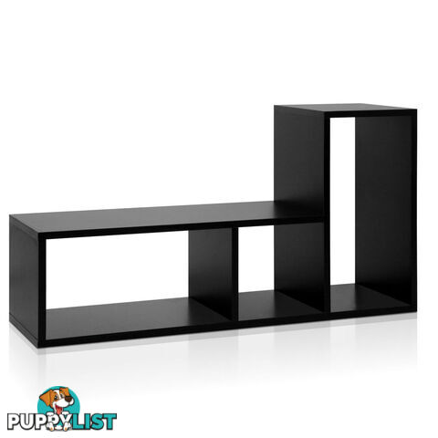 DIY L Shaped Display Shelf - Black