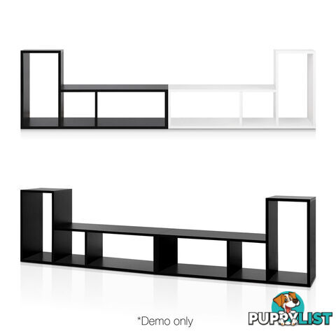 DIY L Shaped Display Shelf - Black