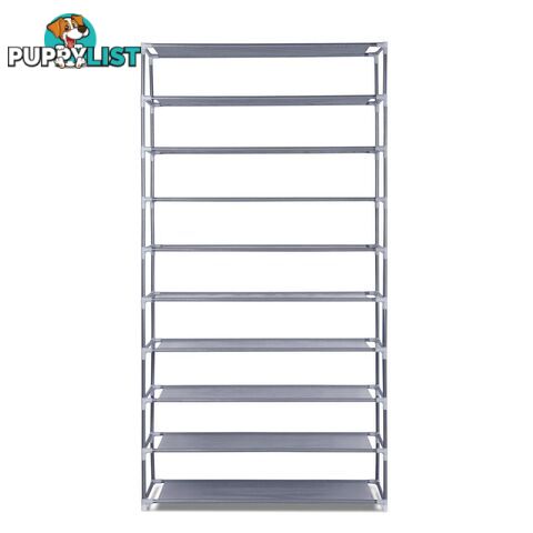 10 Tiers Stackable Shoe Storage Rack _ 159cm