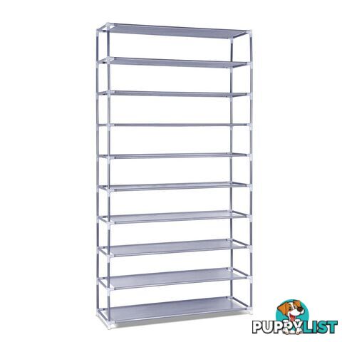 10 Tiers Stackable Shoe Storage Rack _ 159cm