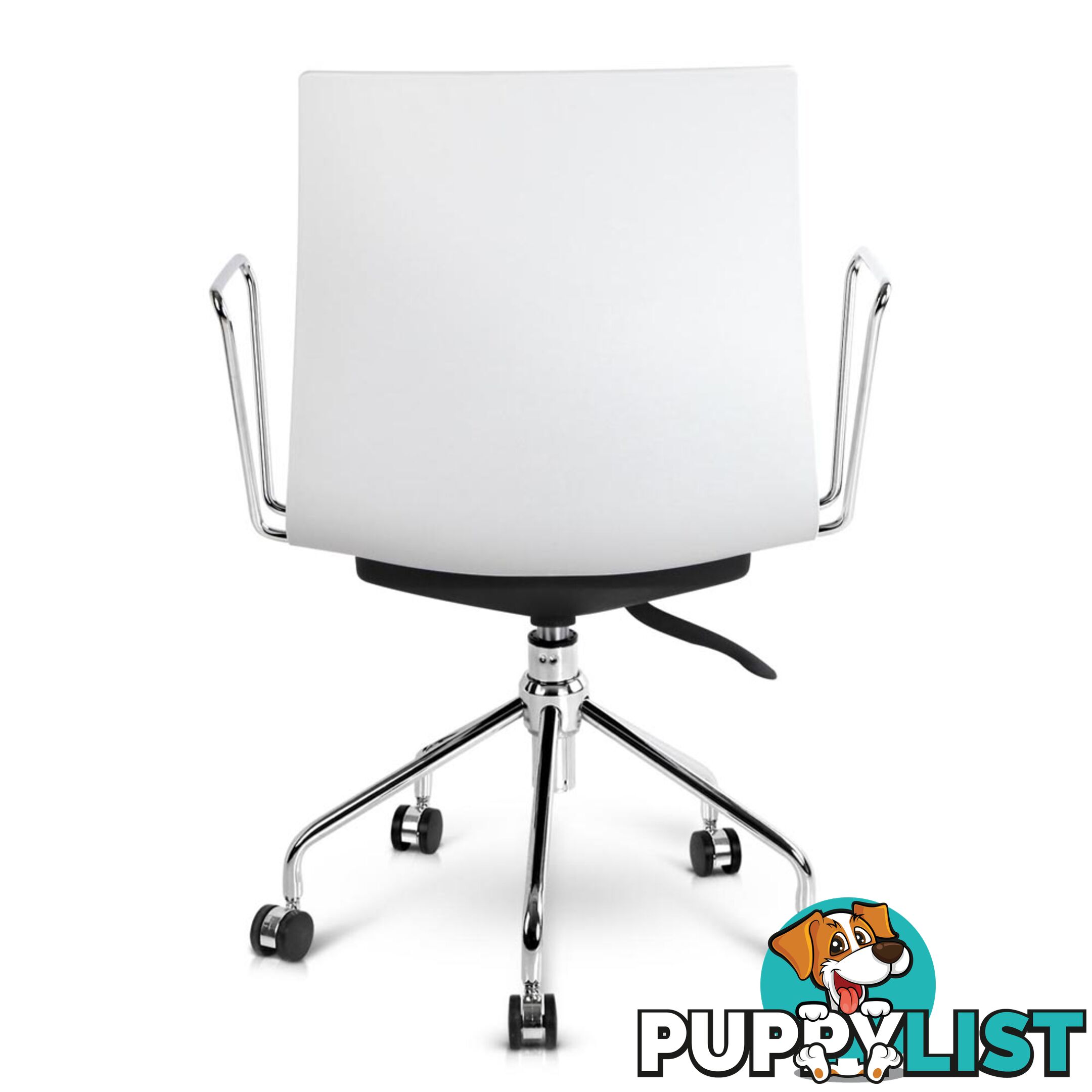 Modern Office Chair with Armrests White