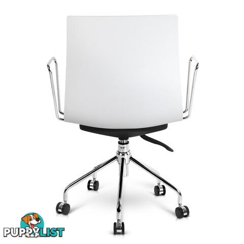 Modern Office Chair with Armrests White