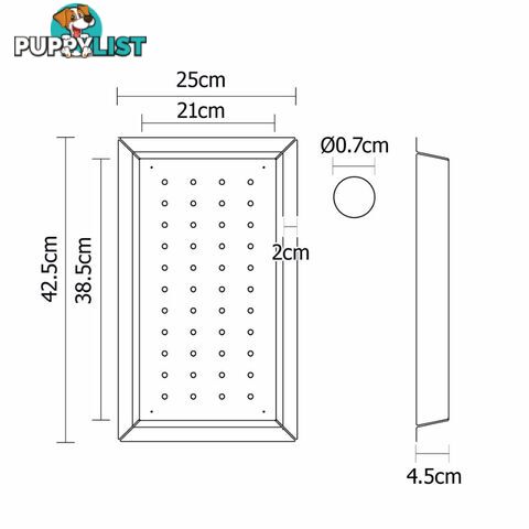 Stainless Steel Kitchen Sink Colander Rectangle