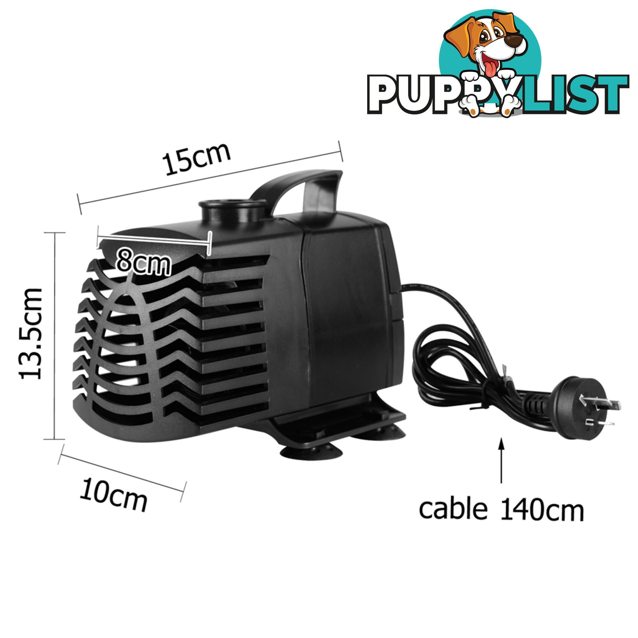 3000LPH Aquarium Fountain Pond Submersible Water Pump