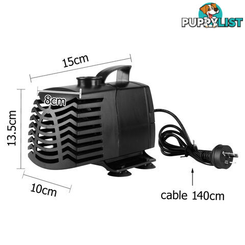 3000LPH Aquarium Fountain Pond Submersible Water Pump