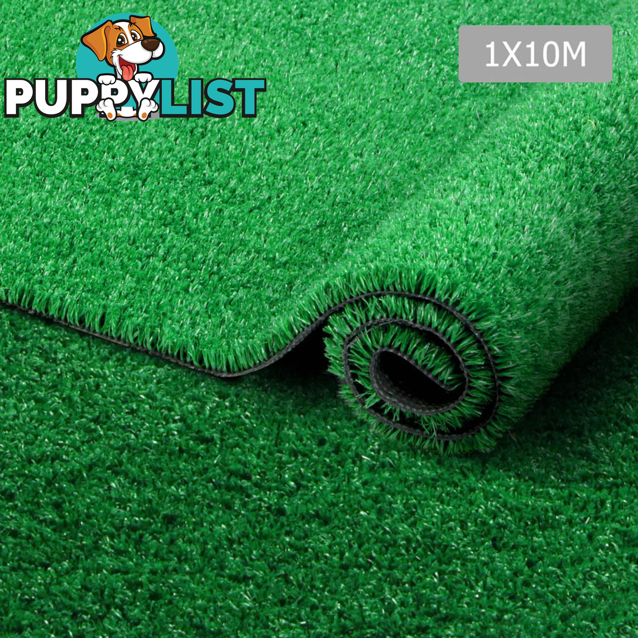 Artificial Grass 10 SQM Polyethylene Lawn Flooring 15mm Green