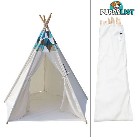 5 Poles Teepee Tent w/ Storage Bag