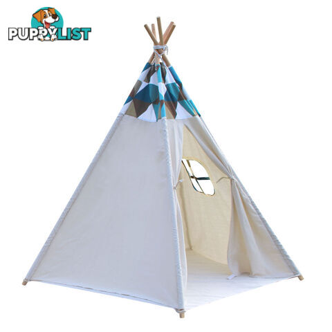 5 Poles Teepee Tent w/ Storage Bag