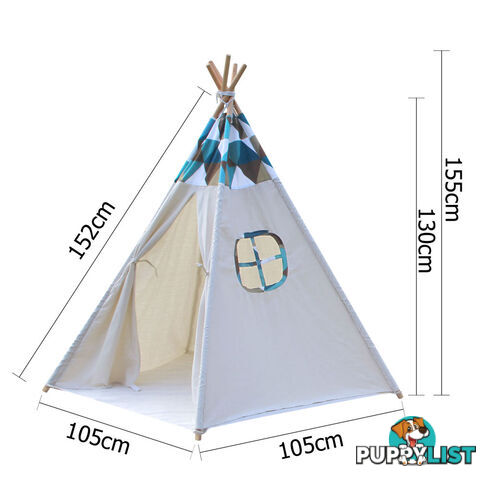 5 Poles Teepee Tent w/ Storage Bag