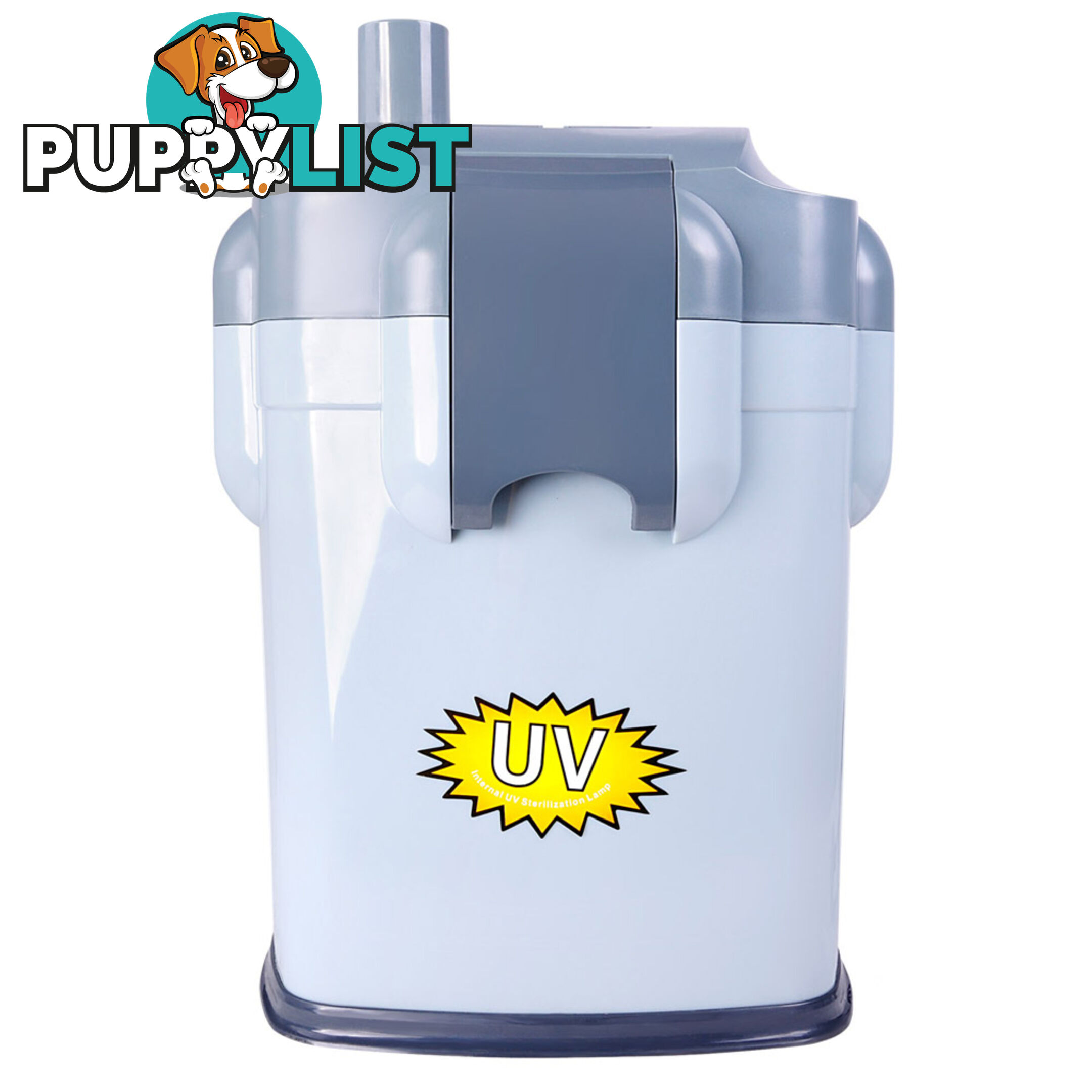 1800LPH Aquarium Fish Tank External Canister Water Filter w/ UV Bulb