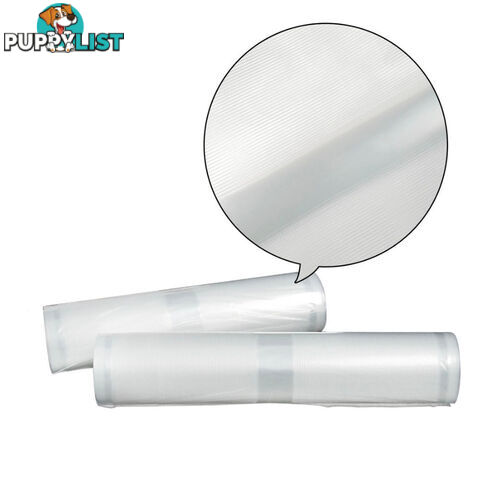 2x Vacuum Food Sealer Storage Rolls 22cm 28 cm