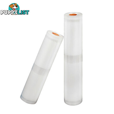 2x Vacuum Food Sealer Storage Rolls 22cm 28 cm