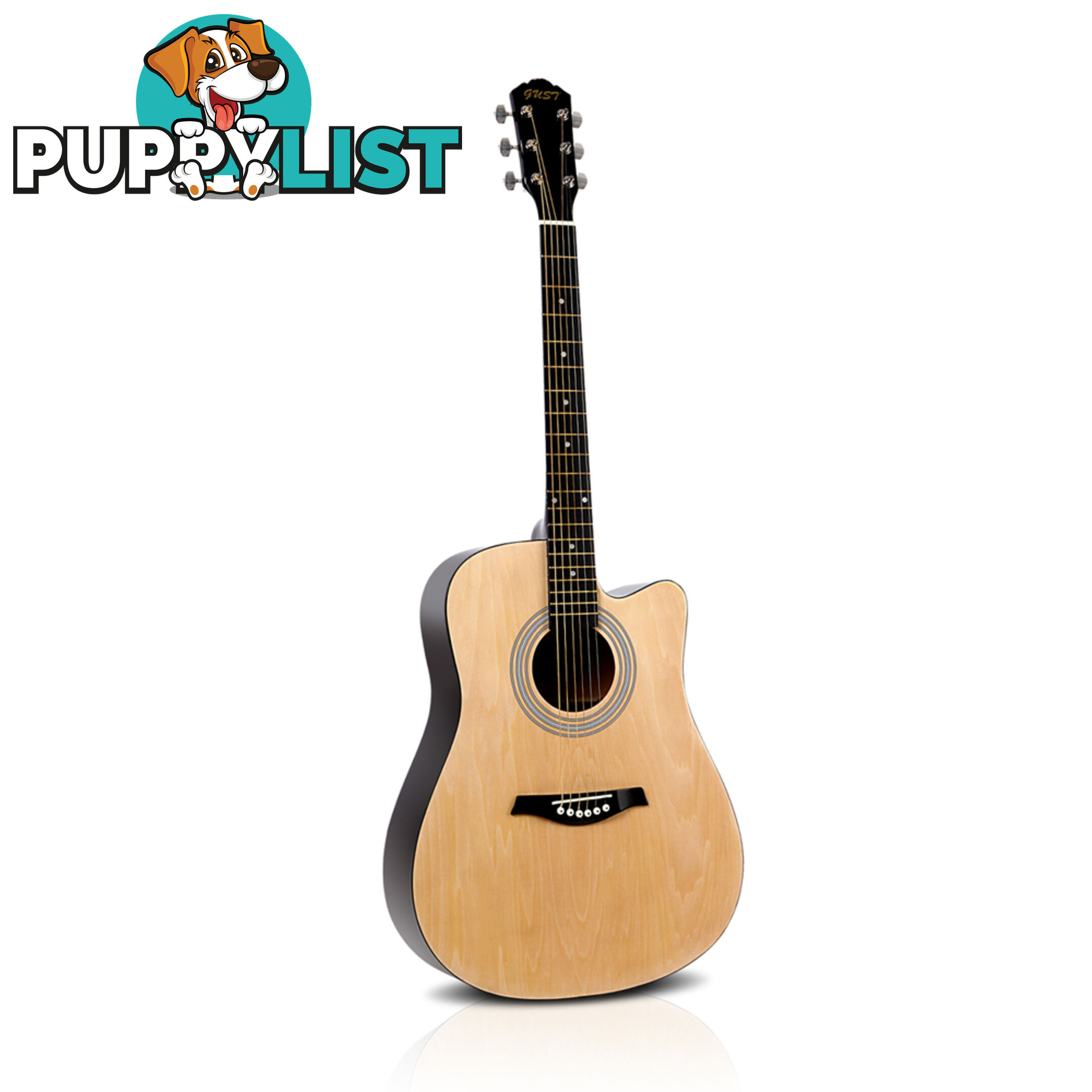 41" Steel-Stringed Acoustic Guitar Natural