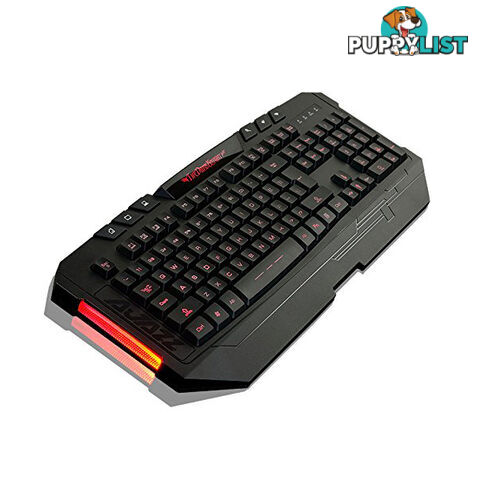 Ajazz Dark Knight 7 Backlight LED Keyboard and 7 LED Colors 2400DPI 6 Button USB Gaming Mouse with Free Gaming Mouse Pad Set