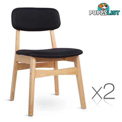 Set of 2 Replica Ari Dining Chairs - Black