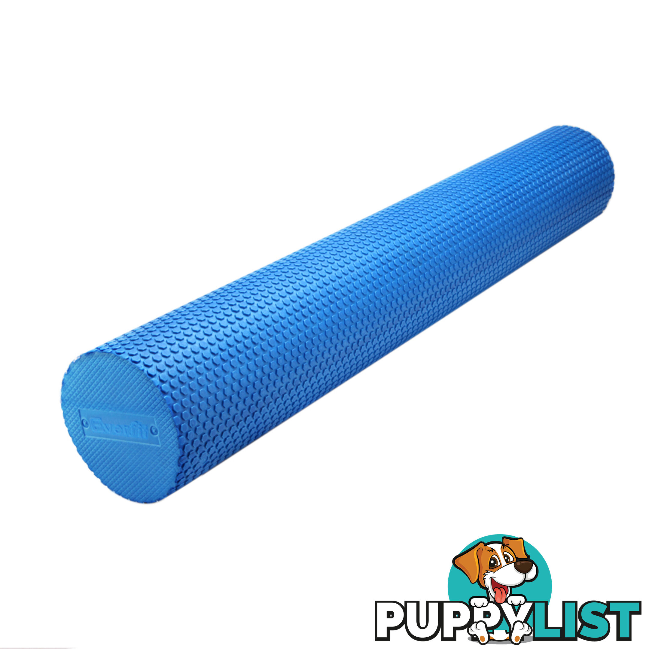 Yoga Gym Pilates EVA Stick Foam Roller Blue 90 x 15cm