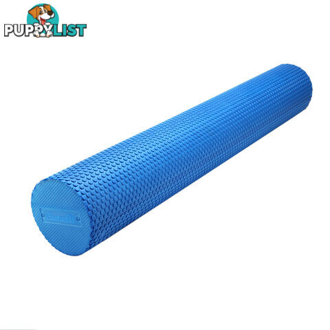 Yoga Gym Pilates EVA Stick Foam Roller Blue 90 x 15cm