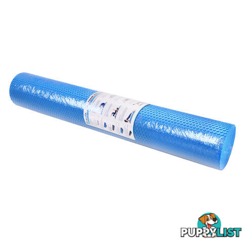 Yoga Gym Pilates EVA Stick Foam Roller Blue 90 x 15cm