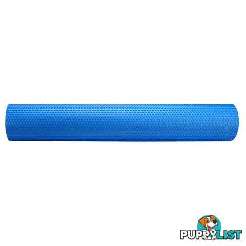 Yoga Gym Pilates EVA Stick Foam Roller Blue 90 x 15cm