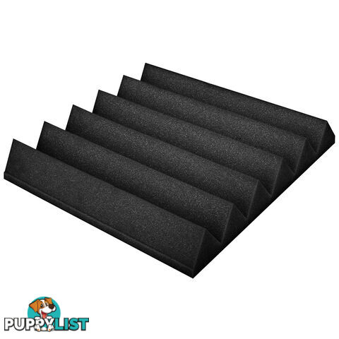 6 Teeth Wedge 30 x 30cm Acoustic Foam Panels x 40