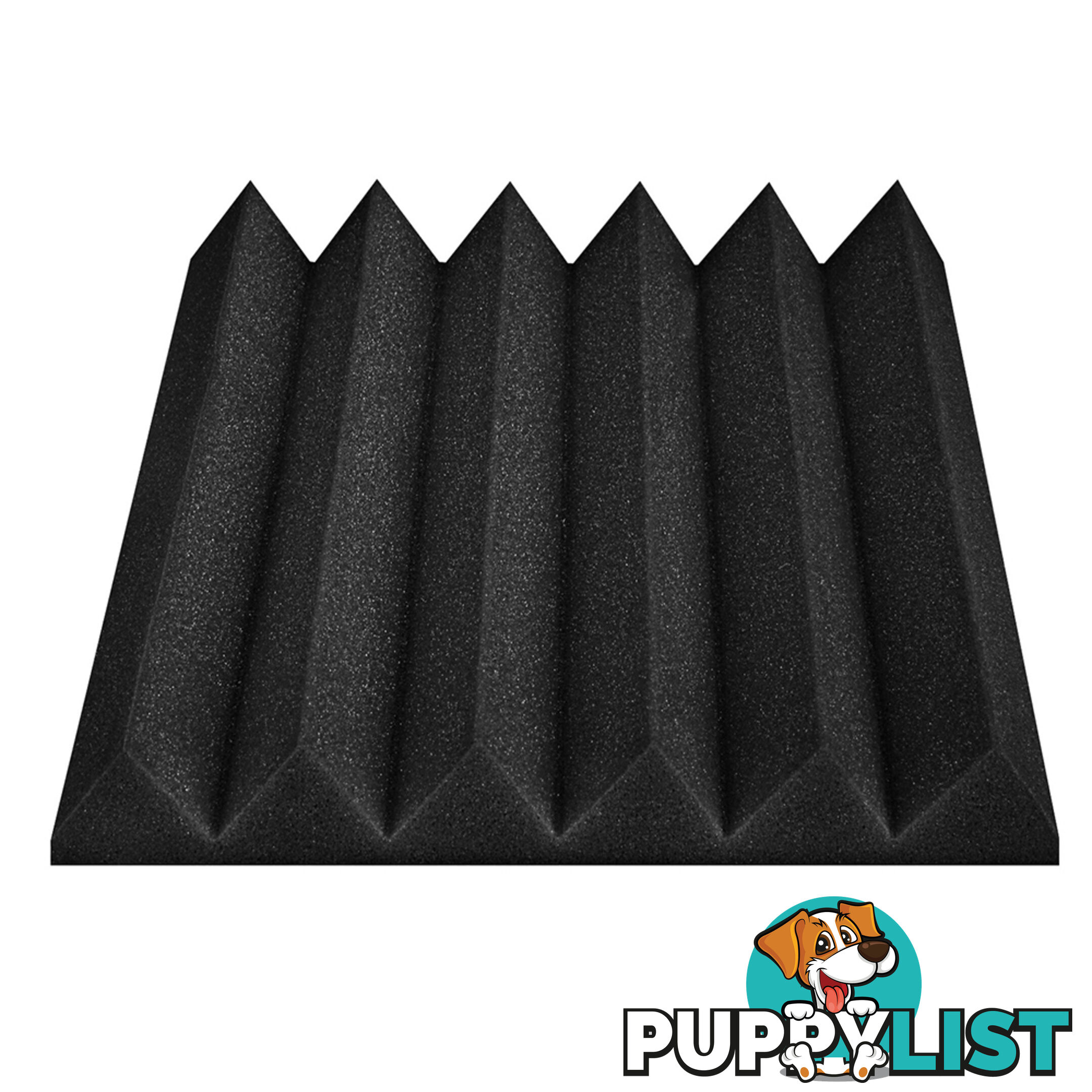 6 Teeth Wedge 30 x 30cm Acoustic Foam Panels x 40