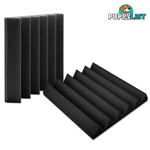 6 Teeth Wedge 30 x 30cm Acoustic Foam Panels x 40