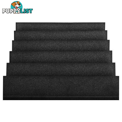 6 Teeth Wedge 30 x 30cm Acoustic Foam Panels x 40