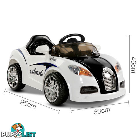 Kids Ride on Car with Remote Control White