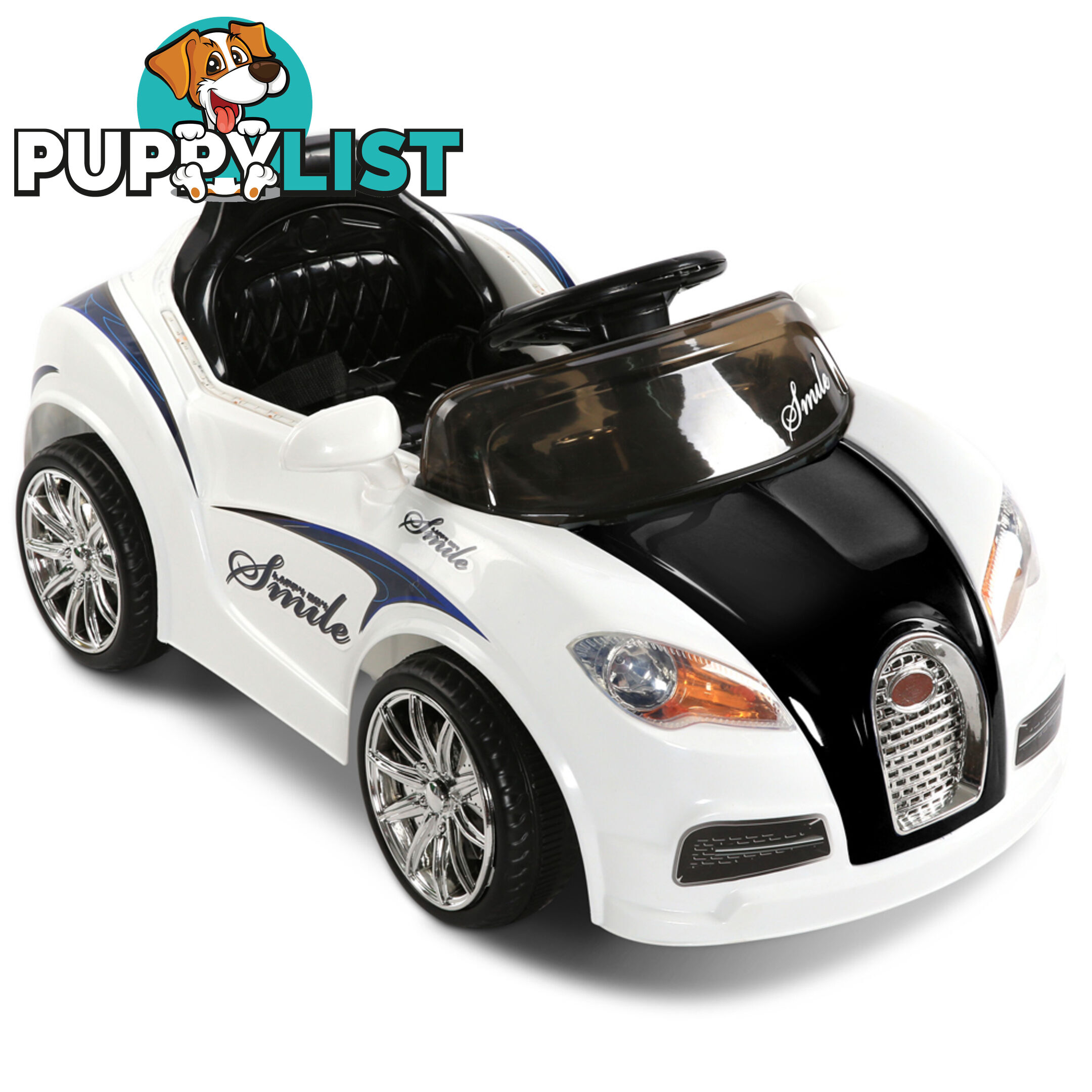 Kids Ride on Car with Remote Control White