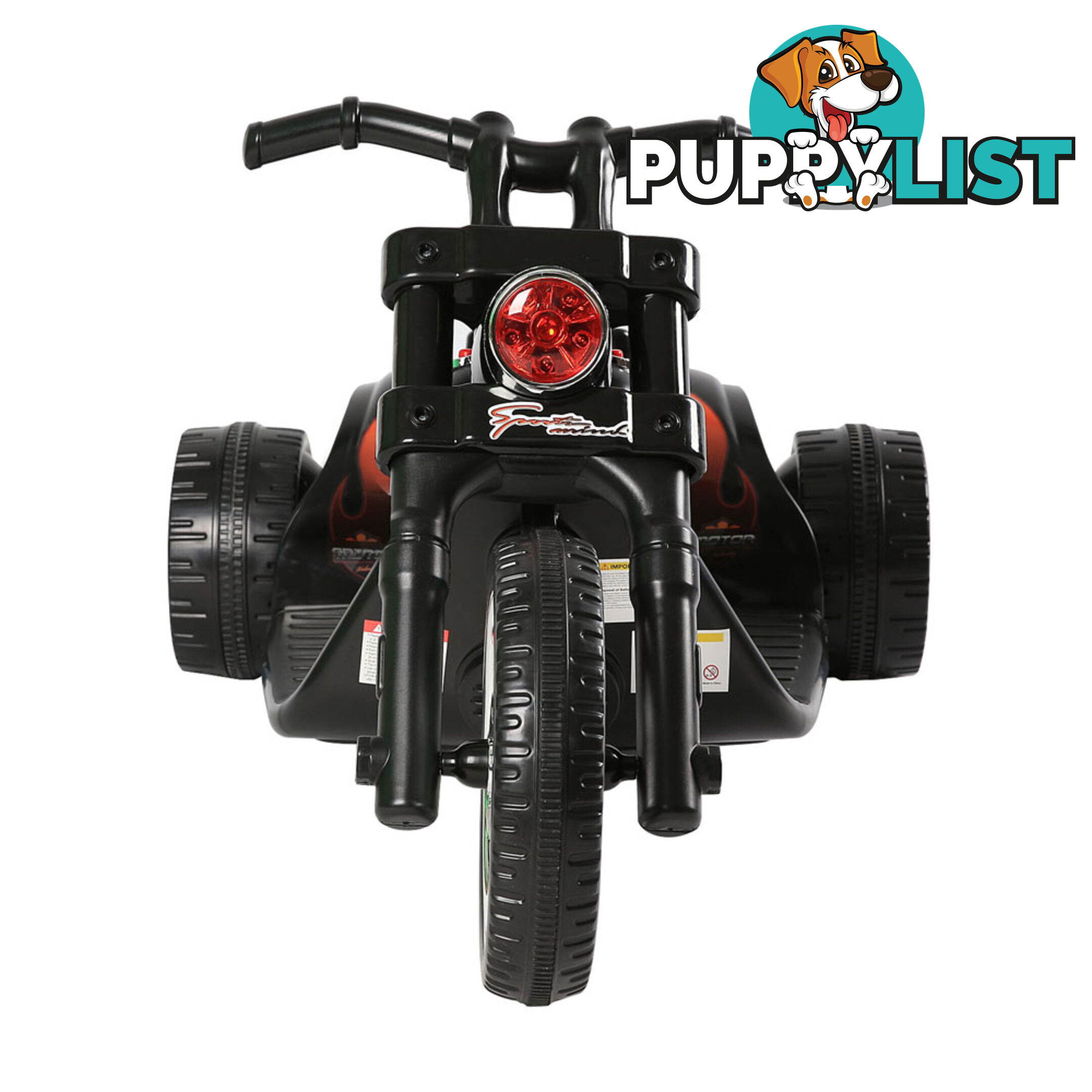 Kids Ride on Motorbike Black