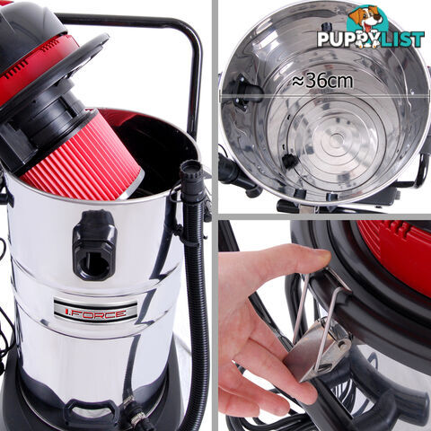 Industrial Commercial Bagless Dry Wet Vacuum Cleaner 60L