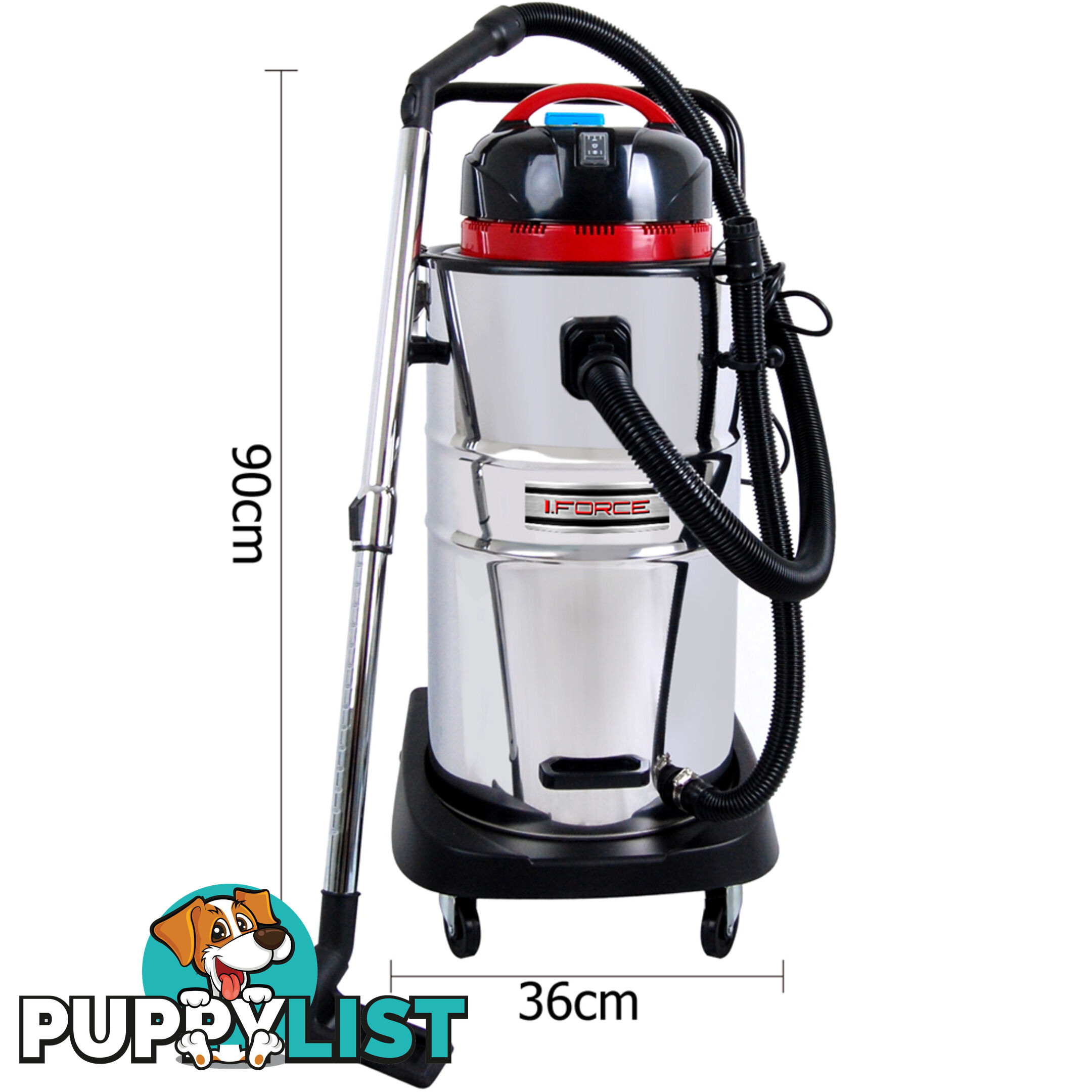 Industrial Commercial Bagless Dry Wet Vacuum Cleaner 60L