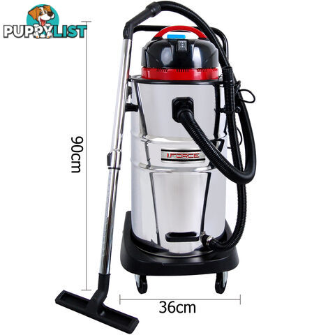 Industrial Commercial Bagless Dry Wet Vacuum Cleaner 60L