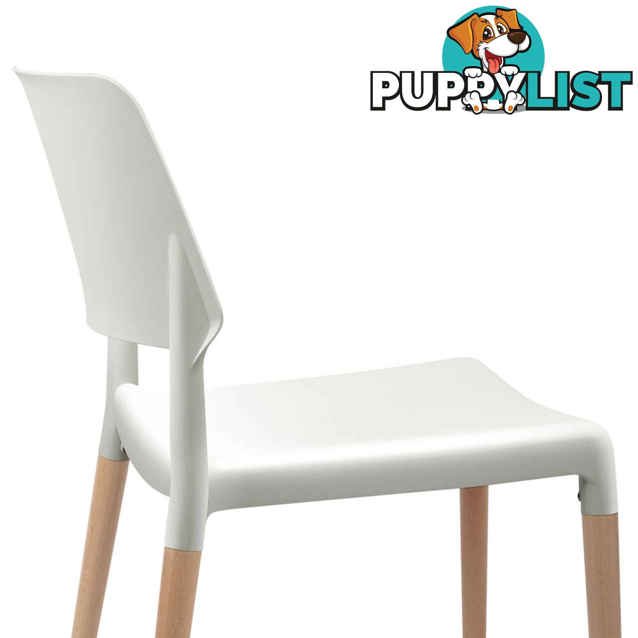 Set of 4 Belloch Replica Dining Chair - White