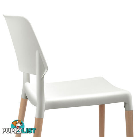 Set of 4 Belloch Replica Dining Chair - White