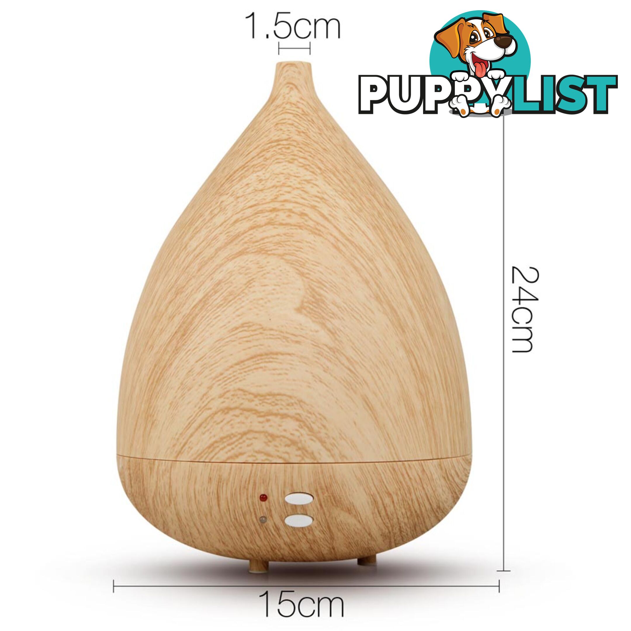 300ml 4-in-1 Aroma Diffuser Light Wood