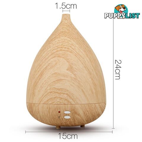 300ml 4-in-1 Aroma Diffuser Light Wood