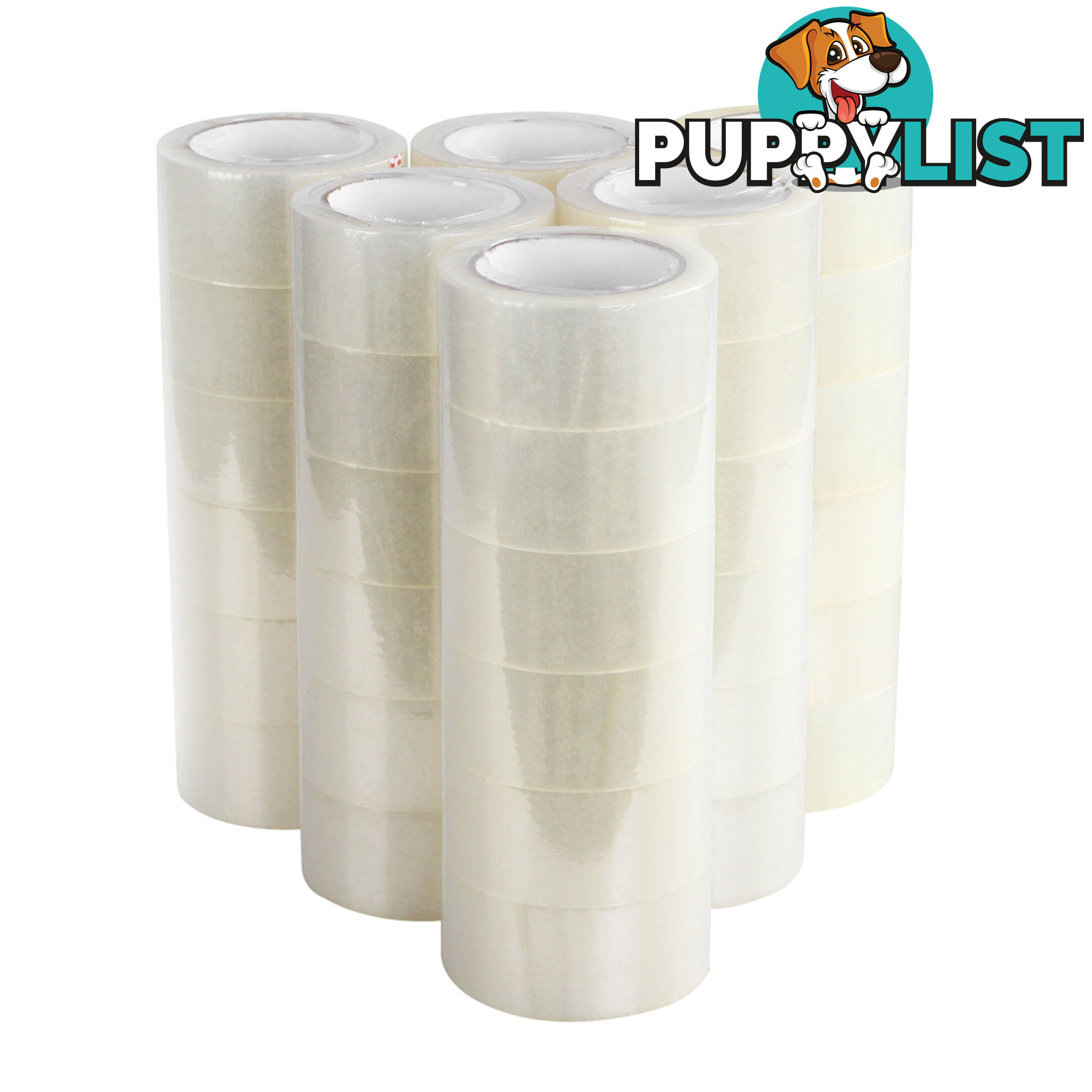 108 Rolls Transparent Packing Tape